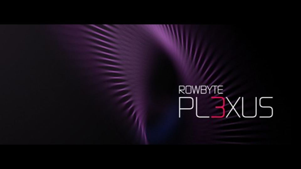《AE插件：Rowbyte Plexus 3.1.11c/3.1.11d_点线面三维粒子插件_Win&Mac》