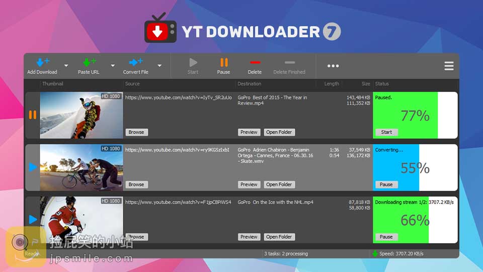 Win软件 Yt Downloader 7 3 18 网页视频下载工具 不存在的视频网站专用 捡屁笑的小站