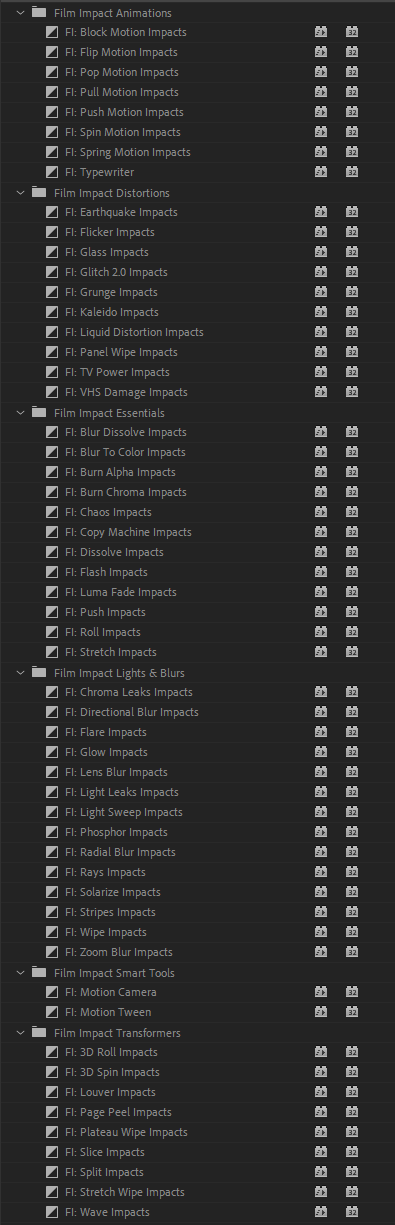 filmimpact transition pack serial code